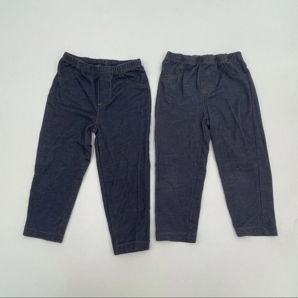TWO Carter’s Cotton Jeans 18 Months
